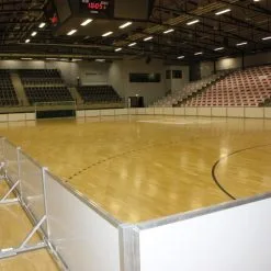 Hallenfußballbande Mit Pfostenauslegern