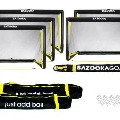 BazookaGoal® 6er-Spieltagsset Rasenplatz