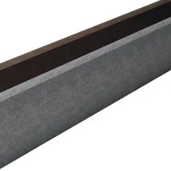 Graue Prallschutzbohle