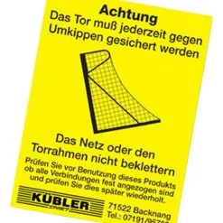 Sicherheitsaufkleber Kippgefahr 50er-Pack
