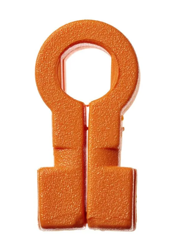 Kunststoffnetzhalter, Orange 10 Stück 2 Kunststoffnetzhalter, Orange 10 Stück – Bild 2