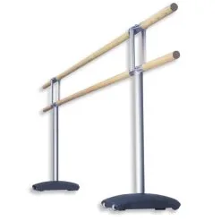 Mobile Ballettstange, Doppelt, Mit 4 Rollen