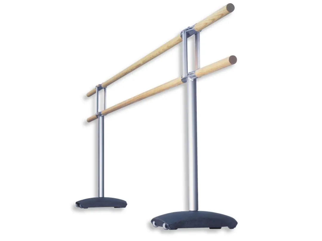 Mobile Ballettstange, Doppelt, Mit 4 Rollen 1 Mobile Ballettstange, Doppelt, Mit 4 Rollen
