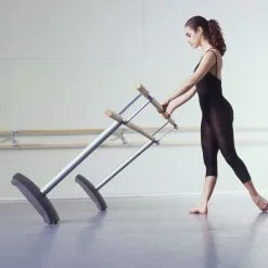 Mobile Ballettstange, Doppelt, Mit 4 Rollen 8 Mobile Ballettstange, Doppelt, Mit 4 Rollen -DE Teamsport Verkäufe G1621 00 ecommerce 3