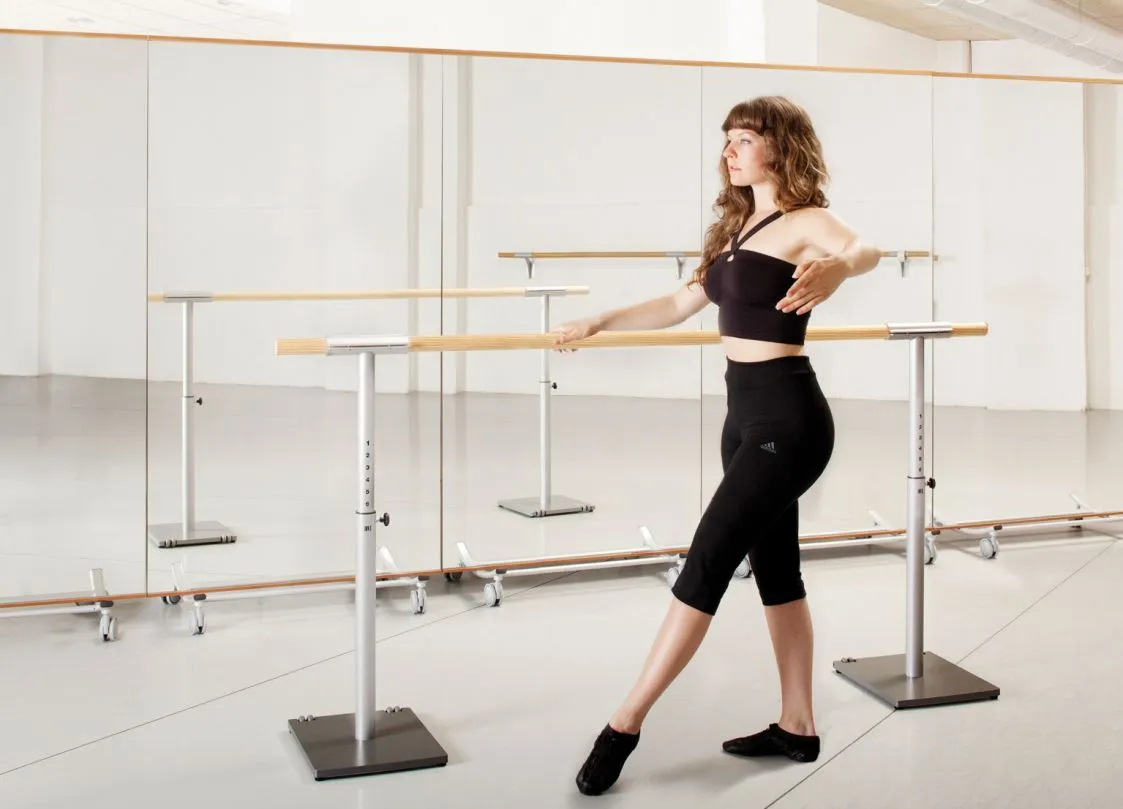 Mobile Ballettstange, Höhenverstellbar 4 Mobile Ballettstange, Höhenverstellbar – Bild 4