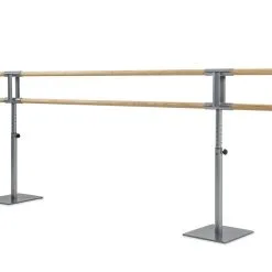 Mobile Ballettstange, Doppelt, Höhenverstellbar