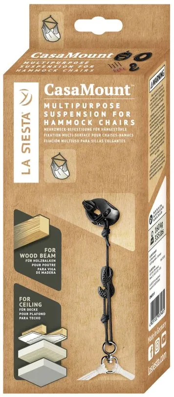 LA SIESTA® CasaMount Mehrzweck-Befestigung Für Hängestühle 2 LA SIESTA® CasaMount Mehrzweck-Befestigung Für Hängestühle – Bild 2