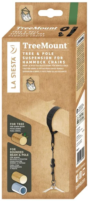 LA SIESTA® TreeMount Baum- & Pfosten-Befestigung Für Hängestühle 2 LA SIESTA® TreeMount Baum- & Pfosten-Befestigung Für Hängestühle – Bild 2