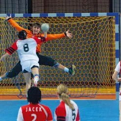 WM-Handballtornetz Gelb