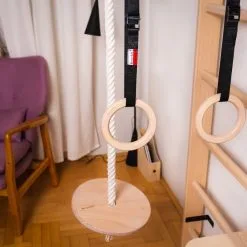 BenchK® Sprossenwand 112 Mit Klimmzugbügel & Tischauflage, Seil Und Ringen -DE Teamsport Verkäufe K2352 A02 ecommerce 1