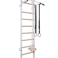 BenchK® Sprossenwand 521W Mit Klimmzugstange, Seil & Ringen