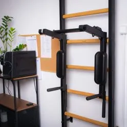 BenchK® Sprossenwand 523B Mit Klimmzugstange, Dip-Bügel & Trainingsbank -DE Teamsport Verkäufe K2388 A04 ecommerce