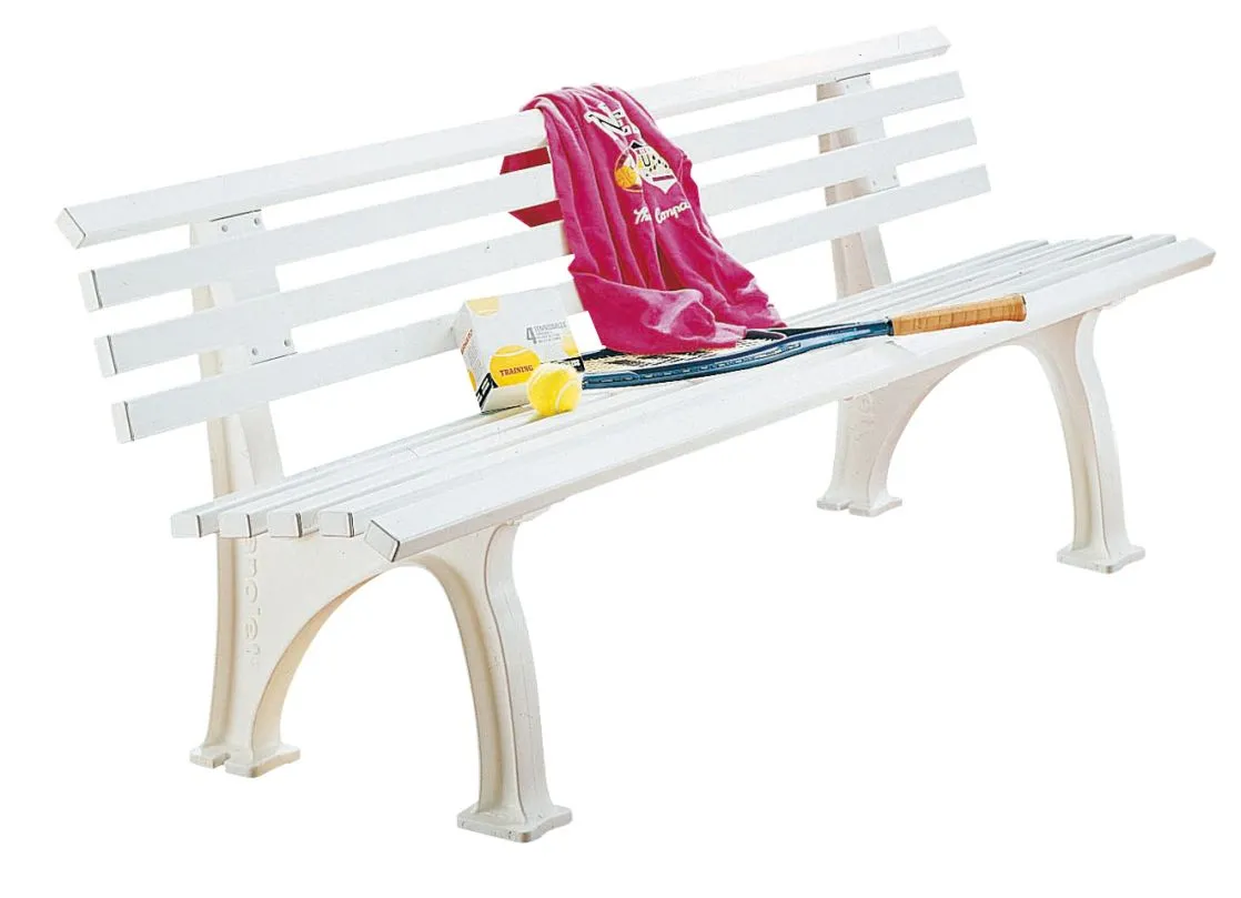 Kunststoffsitzbank Mit Lehne 1 Kunststoffsitzbank Mit Lehne