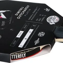 Butterfly® Tischtennisschläger Dimitrij Ovtcharov Platin