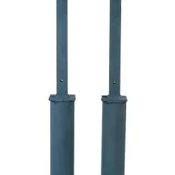 Alu-Netzpfosten Mit Adapter, Quadratisch 80 X 80 Mm