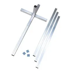 Freistehende Bodenhülse