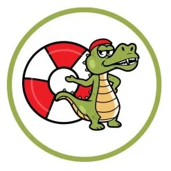 Schwimmabzeichen-Kroko